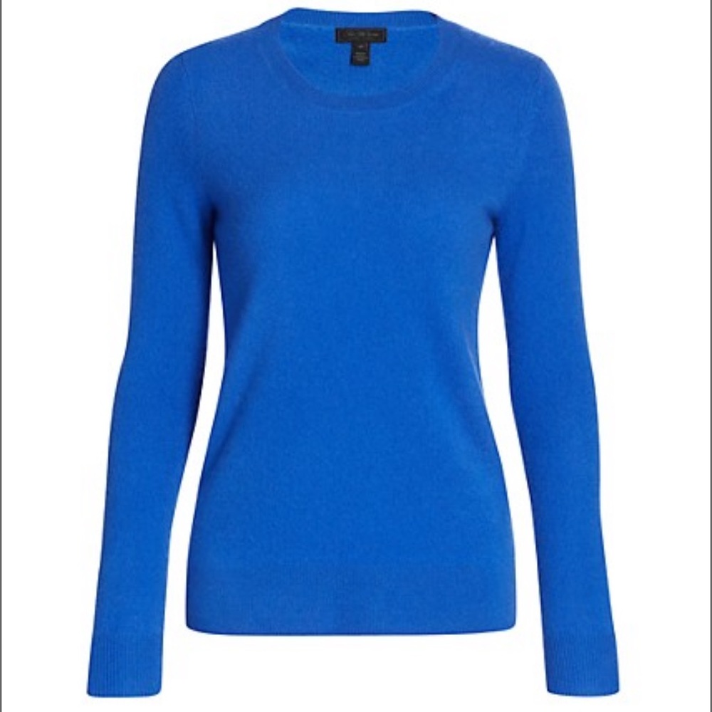 NWOT Saks Fifth Avenue Cashmere Roundneck Sweater Size Medium